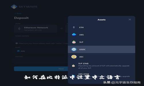 如何在比特派中设置中文语言