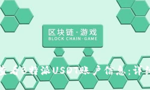 如何查看B特派USDT账户信息:详细指南