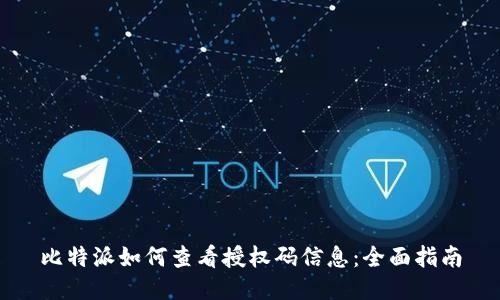 比特派如何查看授权码信息:全面指南