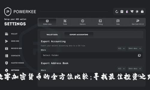数字加密货币的全方位比较：寻找最佳投资之路