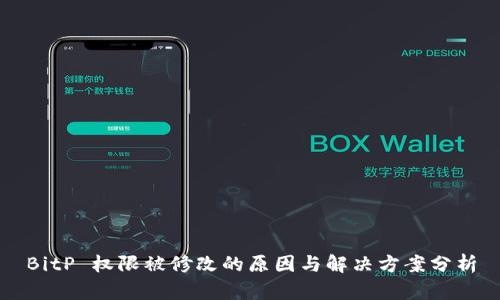 BitP 权限被修改的原因与解决方案分析